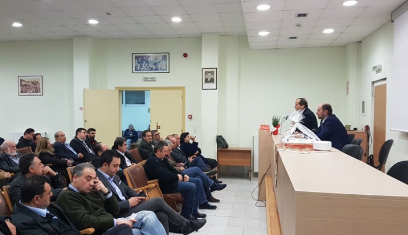 Με επιτυχία πραγματοποιήθηκε η κοπή της Πρωτοχρονιάτικης πίτας του Ε.Κ.Ρ