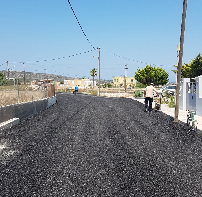 “Η Κως αλλάζει με έργα- Ασφαλτοστρώσεις στην Κέφαλο”