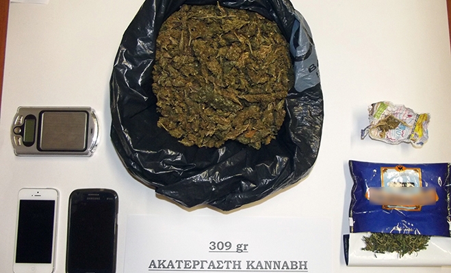 Συνελήφθη 22χρονος στη Ρόδο με πάνω από 300 γραμμάρια κάνναβης στην κατοχή του