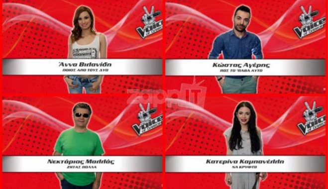 The Voice: Ακούστε τα ολοκαίνουρια τραγούδια των 4 φιναλίστ