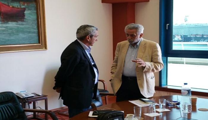 Συνάντηση του Περιφερειάρχη Γ. Χατζημάρκου με τον Αναπληρωτή Υπ. Ναυτιλίας