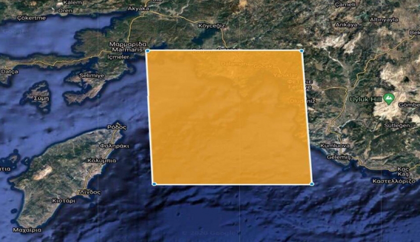 Νέα τουρκική Navtex ανάμεσα από Ρόδο και Καστελόριζο ανήμερα της 28ης Οκτωβρίου