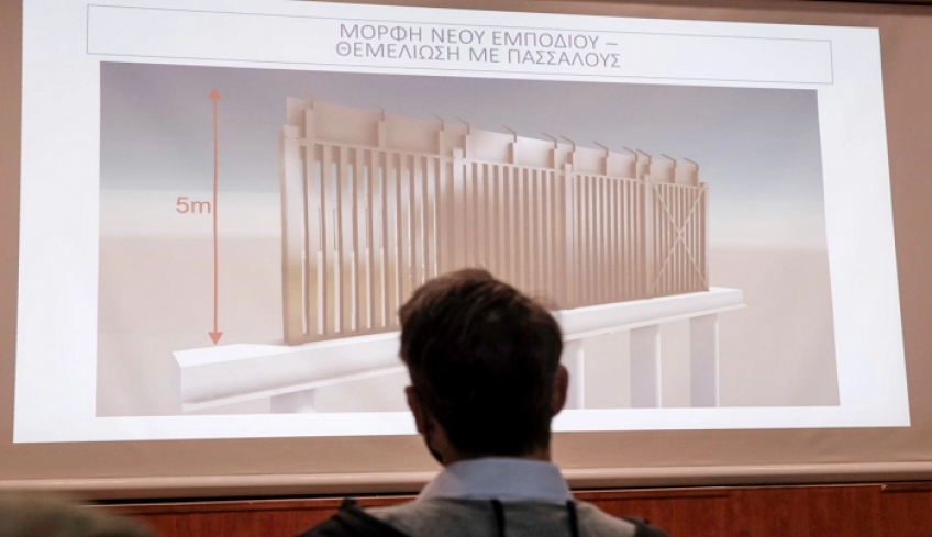 Έβρος: Αυτός είναι ο νέος φράχτης, όλη η παρουσίαση του έργου στον Μητσοτάκη