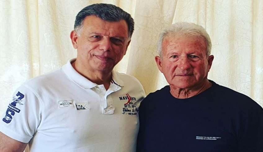 Με τον Θεοδόση Νικηταρά και ο Γιώργος Παραδείσης
