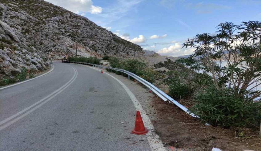 Σε εξέλιξη η παρέμβαση της Περιφέρειας για την ασφάλεια του επαρχιακού οδικού δικτύου Καλύμνου, η μεγαλύτερη στην ιστορία του νησιού
