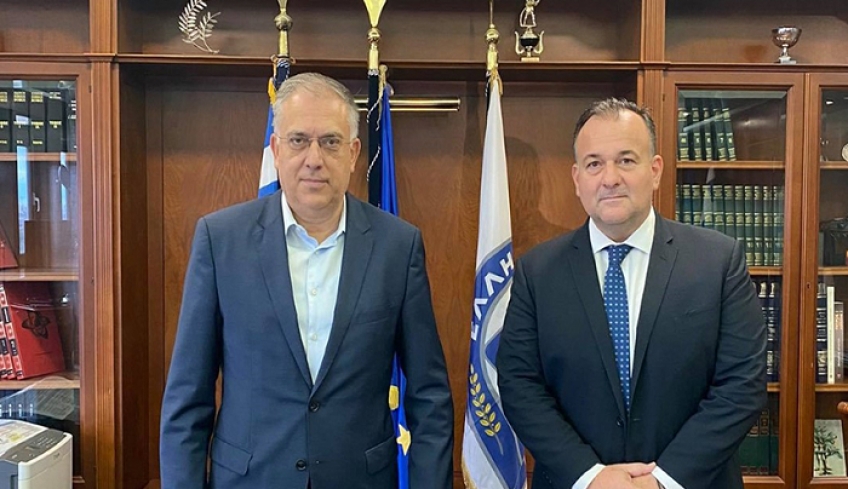 Σύσκεψη Ιωάννη Παππά με τον Υπουργό Προστασίας του Πολίτη