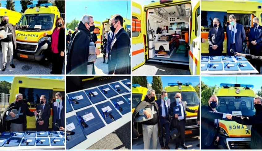 12 ασθενοφόρα για τα μικρά νησιά μας από την Περιφέρεια Νοτίου Αιγαίου