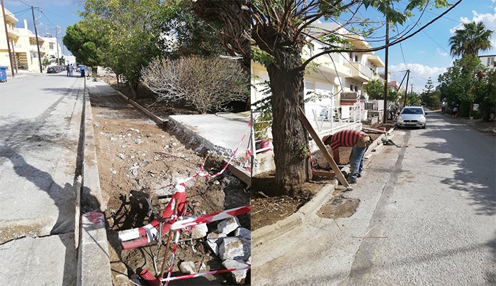 “Νέα πεζοδρόμια, πλακοστρώσεις και ηλεκτροφωτισμός στο Ζηπάρι. Η Κως αλλάζει και προχωρά μπροστά με έργα.”