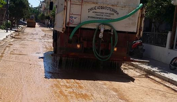 Ολοκληρώνονται οι εργασίες στις οδούς Αλικαρνασσού και Αβέρωφ