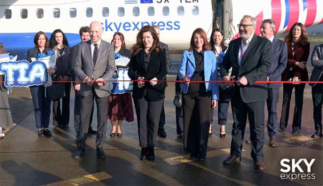 Η SKY express συνδέει την Κρήτη με την πρωτεύουσα της Αλβανίας με την νέα απευθείας πτήση Ηράκλειο–Τίρανα