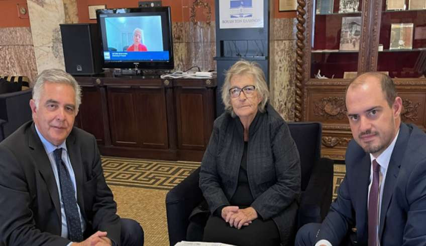 Συνάντηση εργασίας Βασ. Υψηλάντη με τον υφ. Δικαιοσύνης και την πρόεδρο της ΕΥΘΥΤΑ