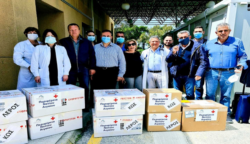 Το πρώτο μηχάνημα μοριακής ανάλυσης εξετάσεων (PCR) για κορωνοϊό παραδόθηκε από την Περιφέρεια στο Γενικό Νοσοκομείο Ρόδου