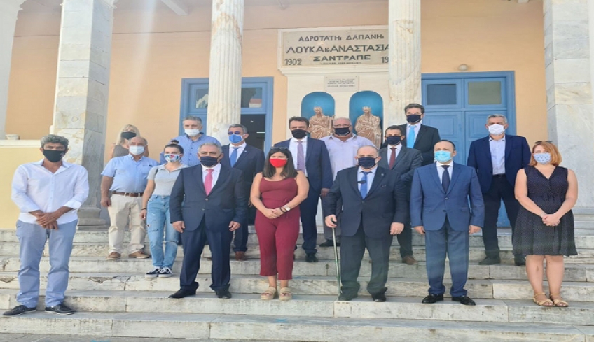 Εμπρακτη στήριξη στους κατοίκους του Καστελλορίζου από ΕΒΕΔ, ΕΕΑ ΚΑΙ ΓΣΕΒΕΕ