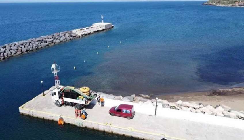 Ολοκληρώθηκε η εκβάθυνση της μαρίνας των Πάλων Νισύρου
