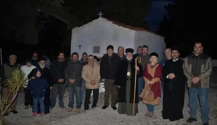 Παραμονή Πρωτοχρονιάς του 2017 στο ξωκκλήσι του Αγίου Βασιλείου στήν Κω