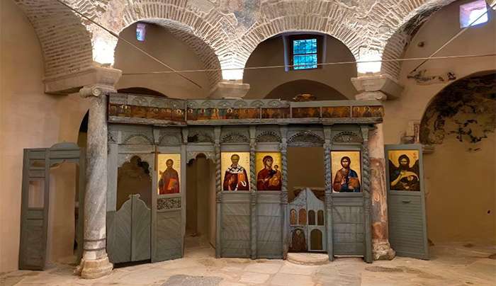 Πρόσκληση θυρανοιξίων Παλαιοχριστιανικού Βαπτιστηρίου Επτά Βήματα και παράδοση αγάλματος Αγίου Νικολάου