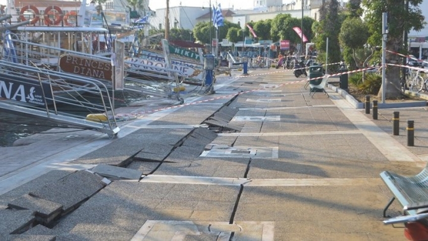 «ΕΝΑΡΞΗ ΕΡΓΑΣΙΩΝ ΑΠΟΚΑΤΑΣΤΑΣΗΣ ΖΗΜΙΩΝ ΣΤΟ ΛΙΜΑΝΙ ΤΗΣ ΚΩ».