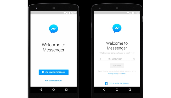 Messenger χωρίς λογαριασμό στο Facebook