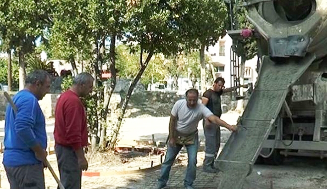 Προχωρούν οι εργασίες στο πάρκο αναψυχής στην οδό Αμερικής