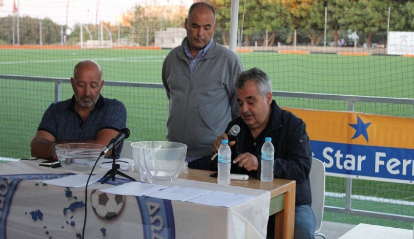 H κλήρωση της Β' κατηγορίας του Ομίλου νήσων