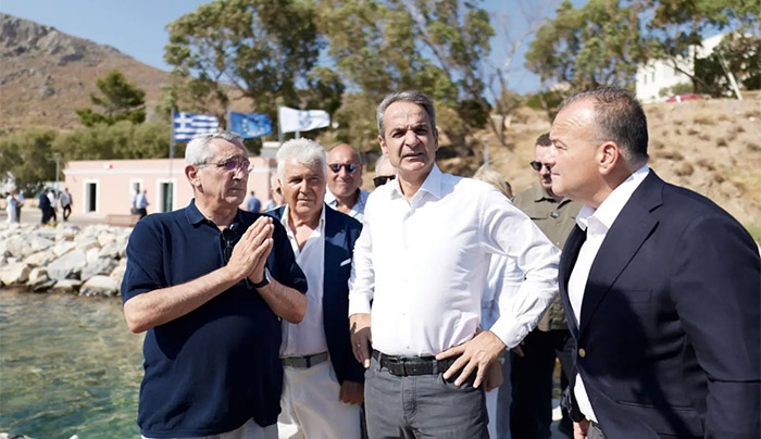 Μητσοτάκης από Λέρο: Οι ακρίτες είχαν πονέσει από την πολιτική ανοικτών συνόρων, αντιμετωπίσαμε τη μάστιγα του μεταναστευτικού