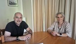 Συνάντηση της Προέδρου της Ένωσης Ξενοδόχων Κω με τον Πρόεδρο της Ένωσης Κώων Αθηνών «Ο Ιπποκράτης»